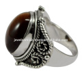 Joyería hermosa del anillo de la plata esterlina de la piedra preciosa 925 del ojo del tigre